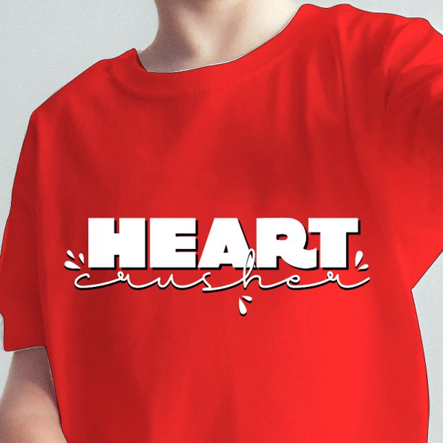 camisa de valentina para niños que cruzan el coraz (Heart Crusher ,Short Sleeve ,Tee, Kids, Youth, Valentine, Heart, kids t shirt, gift for son, gifts)