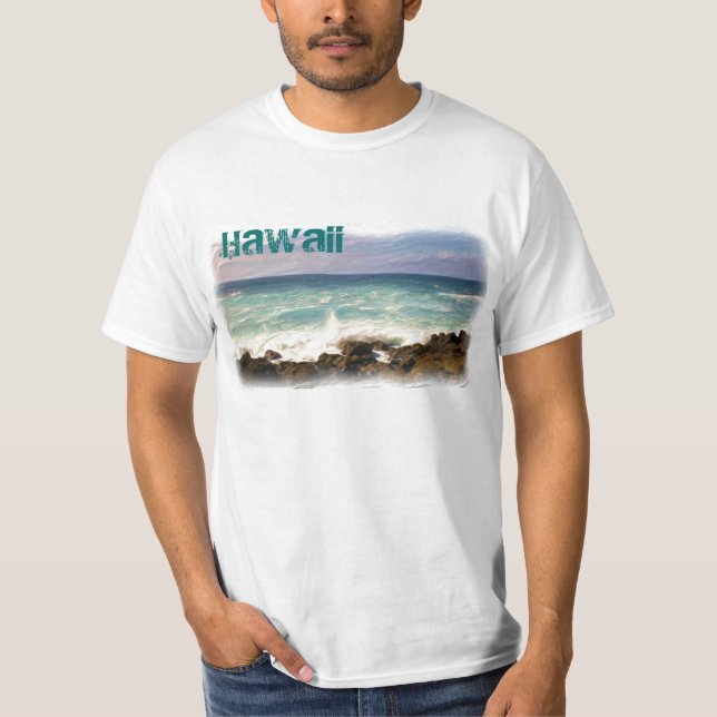 Camisa de valor de la playa de Hawái (Anverso)