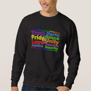 Camisa de valores del arcoiris - elegir estilo y c