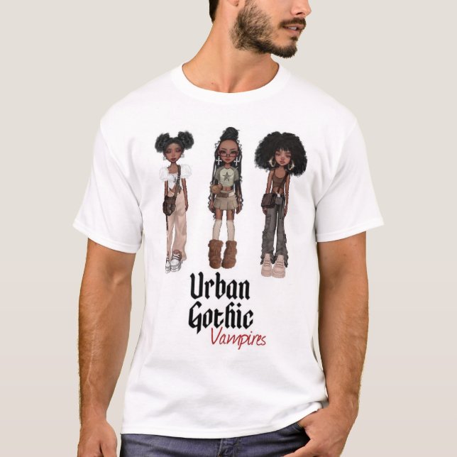 Camisa de vampiros góticos urbanos 6 (Anverso)