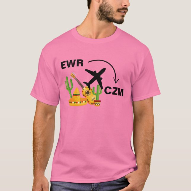 Camisa de viaje a Cozumel México (Anverso)