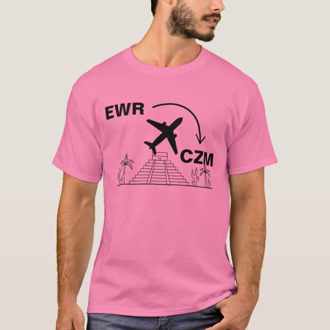 Camisa de viaje a Cozumel México (Anverso)