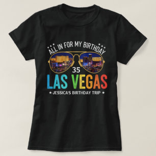 Camisa de viaje de grupo de cumpleaños de personal