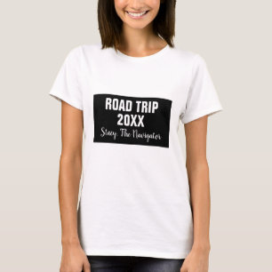 Camisa de viaje grupal camiseta femenina