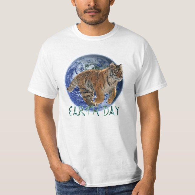 Camisa de vida salvaje del Día del Tigre de Amur y (Anverso)