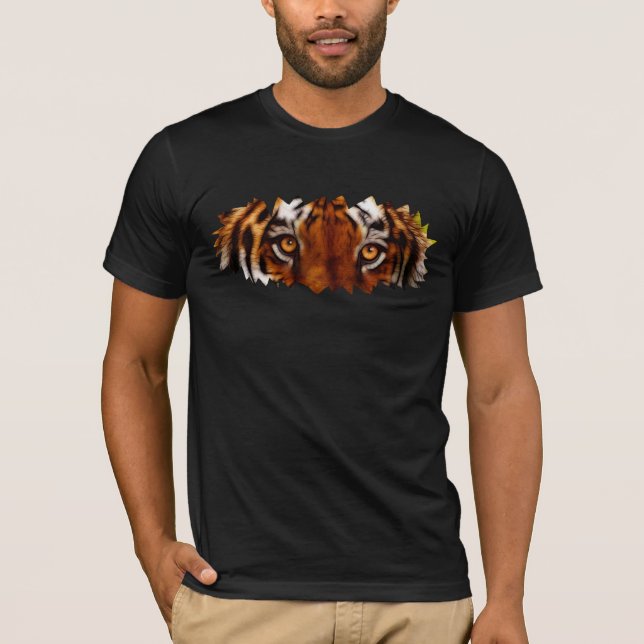 Camisa de vida salvaje Fantasy Tiger Eyes (Anverso)