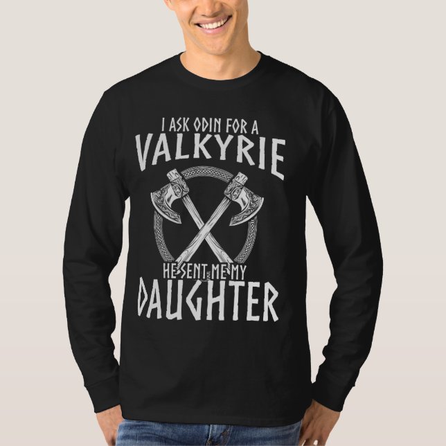 Camisa De Vikings Que Le Pedí A Odin Por Valkyrie, (Anverso)