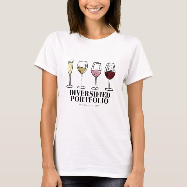 Camisa de vino divertida de portafolio