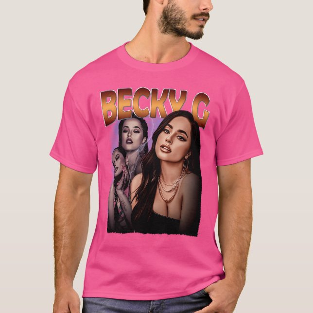 Camisa de Vintage de Becky G Bootleg (Anverso)