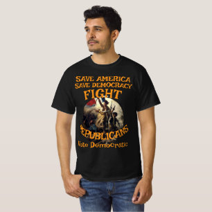 CAMISA DE VOTA COSTO ELECCIÓN PARTIDO DEMÓCRATA ZL