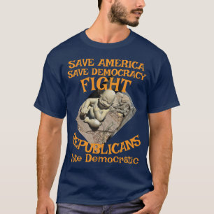 CAMISA DE VOTO DEL PARTIDO DEMÓCRATA ZL X1 COSTO D