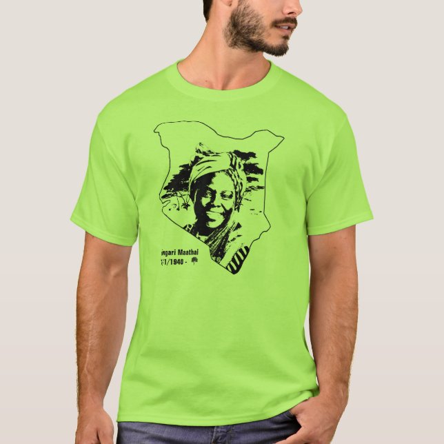Camisa de Wangari Maathai del RASGÓN (Anverso)
