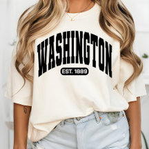Camisa de Washington, regalo patriótico para las m
