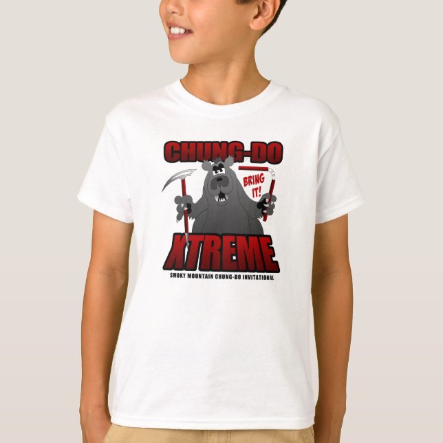 Camisa de Xtreme del oso - niños (Anverso)