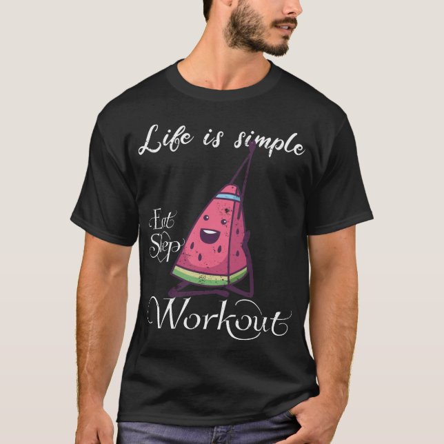 camisa de yoga para la sandía (Anverso)