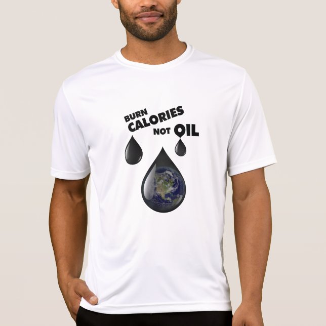 Camisa del aceite de las calorías de la quemadura (Anverso)