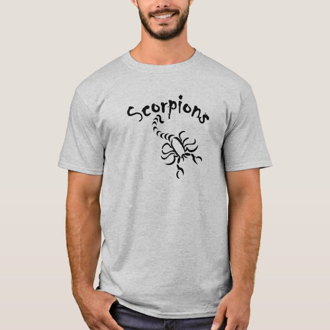 Camisa del adulto de los escorpiones (Anverso)