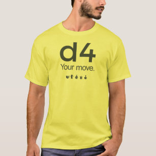 Camisa del ajedrez D4: Serie 1