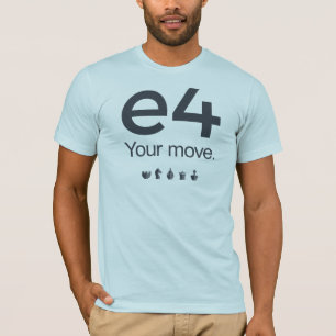 Camisa del ajedrez: e4