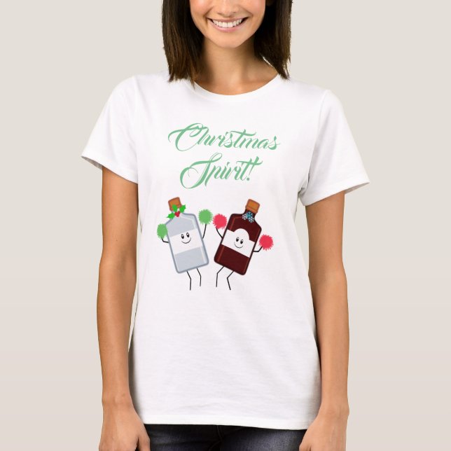 Camisa del alcohol del navidad (Anverso)
