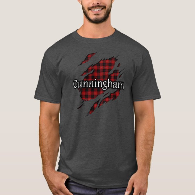Camisa del alcohol del tartán de Cunningham del (Anverso)