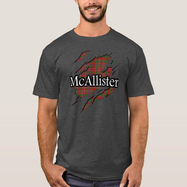 Camisa del alcohol del tartán de MacAlister (Anverso)