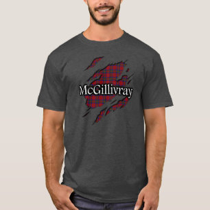 Camisa del alcohol del tartán de MacGillivray