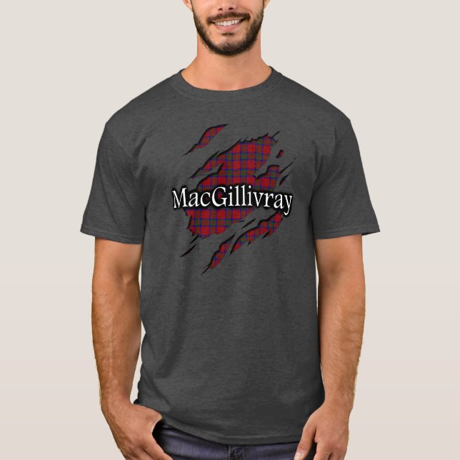 Camisa del alcohol del tartán de MacGillivray del (Anverso)