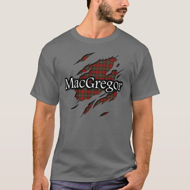 Camisa del alcohol del tartán de MacGregor del (Anverso)