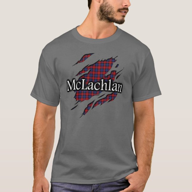 Camisa del alcohol del tartán de MacLachlan (Anverso)