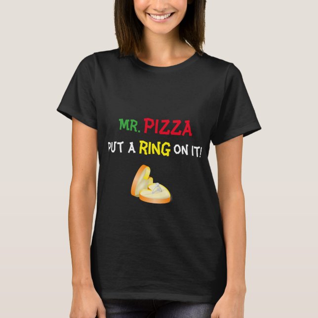 Camisa del amante de la pizza (Anverso)