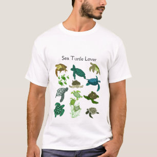Camisa del amante de la tortuga de mar