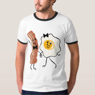 Camisa del amante del huevo de N del tocino '