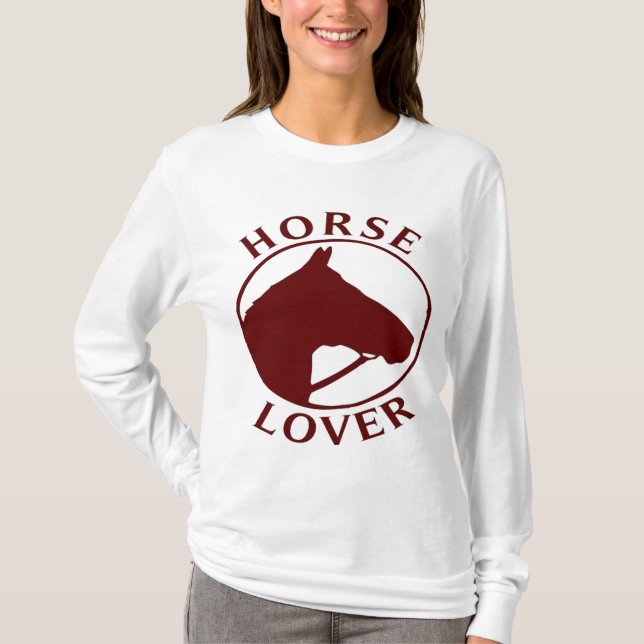 CAMISA DEL AMANTE LONGSLEEVE DEL CABALLO DE LAS (Anverso)