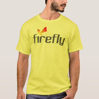 Camisa del amarillo de la luciérnaga de los medios