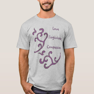 Camisa del Amor-Compasión-Perdón, modelo orgáni