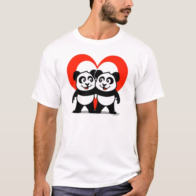 Camisa del amor de la panda (Anverso)