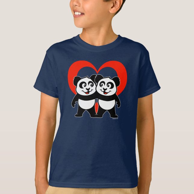 Camisa del amor de la panda (Anverso)