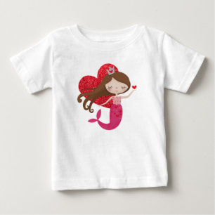 Camisa del amor de la sirena para los chicas