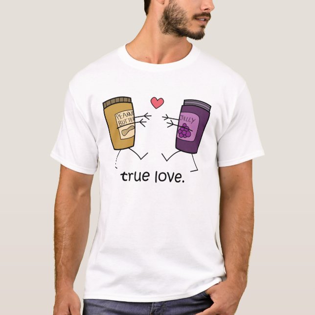 Camisa del "amor verdadero" de la mantequilla y de (Anverso)