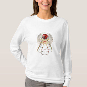 Camisa del ángel de las Felices Navidad