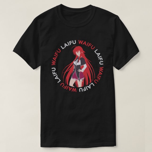 Camisa del animado de Waifu Laifu (Diseño del anverso)