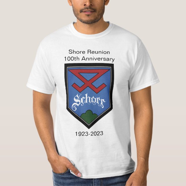 Camisa del aniversario de la Reunión de Schorr Shi (Anverso)