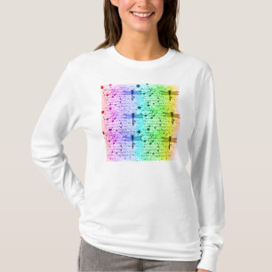 Camisa del arco iris de la libélula