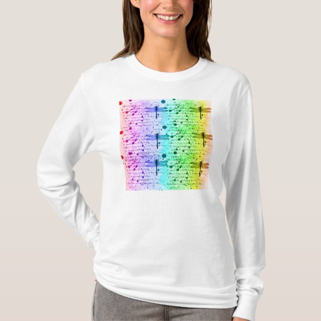 Camisa del arco iris de la libélula (Anverso)