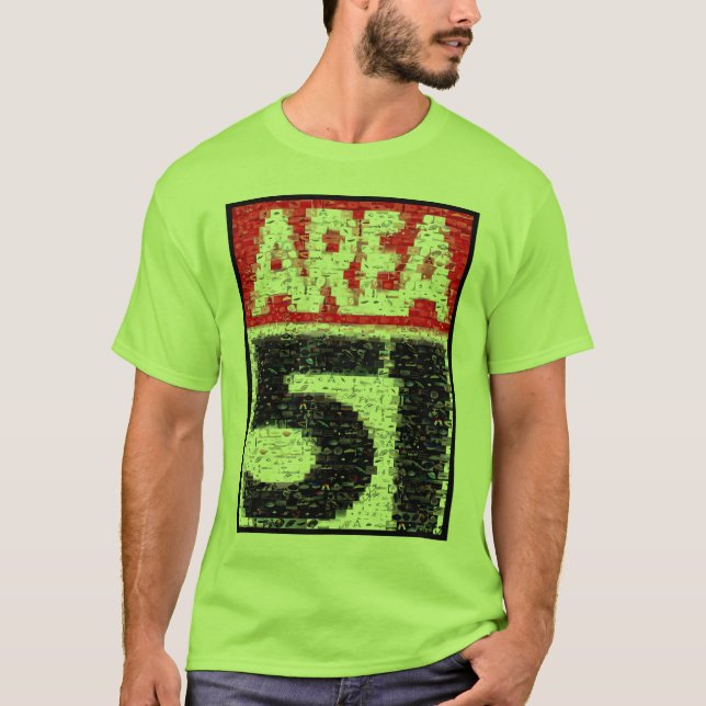 Camisa del ÁREA 51 (Anverso)