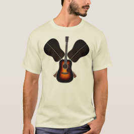 Camisa del arsenal de guitarra acústica