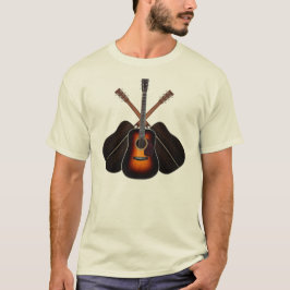 Camisa del arsenal de guitarra acústica
