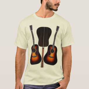 Camisa del arsenal de guitarra acústica