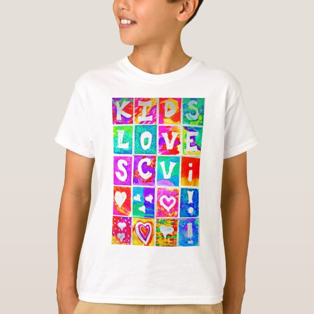 Camisa del arte de SCVi del amor del niño (Anverso)